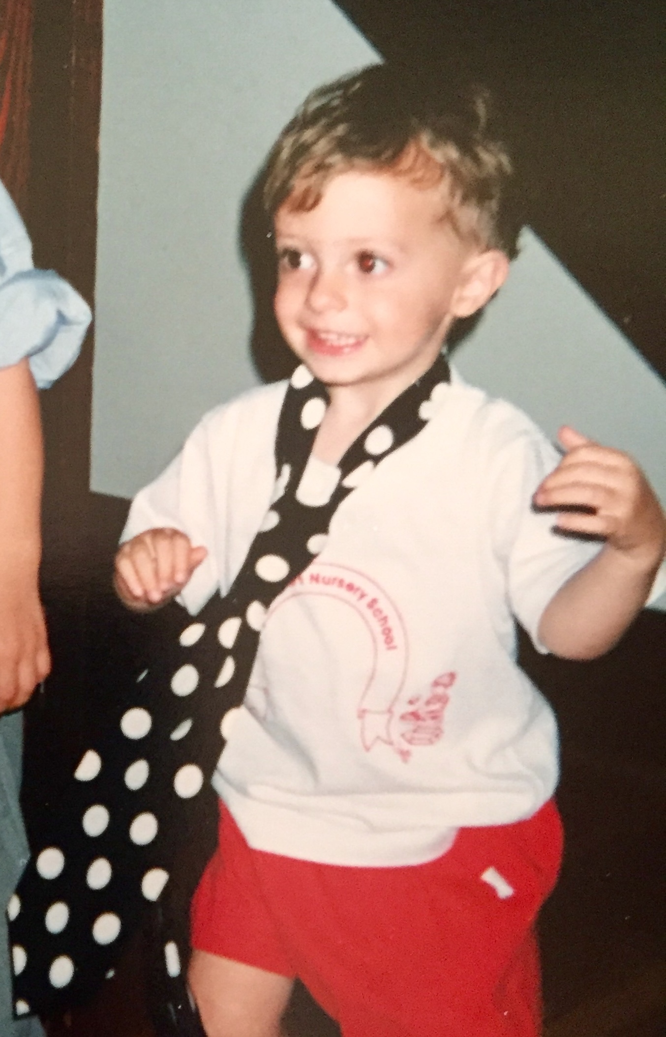 Alex McIntosh as a child